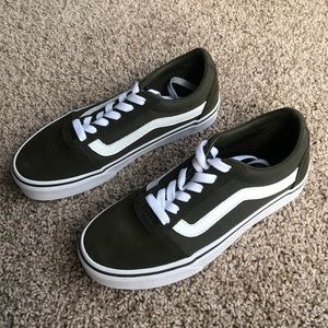 Vans Shoes - Vans Olive green suede Vans Shoes - Vans Olive green suede